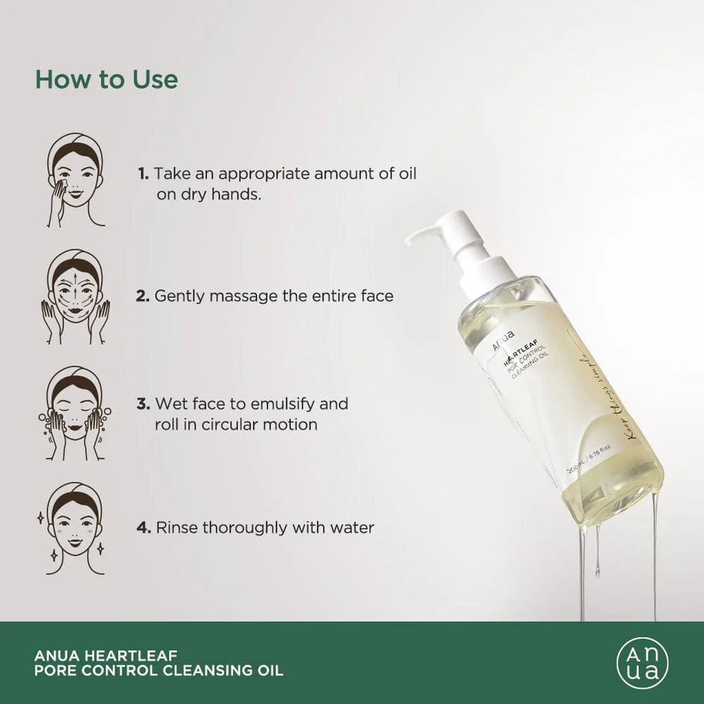 ANUA Hearleaf Pore Control Cleansing Oil