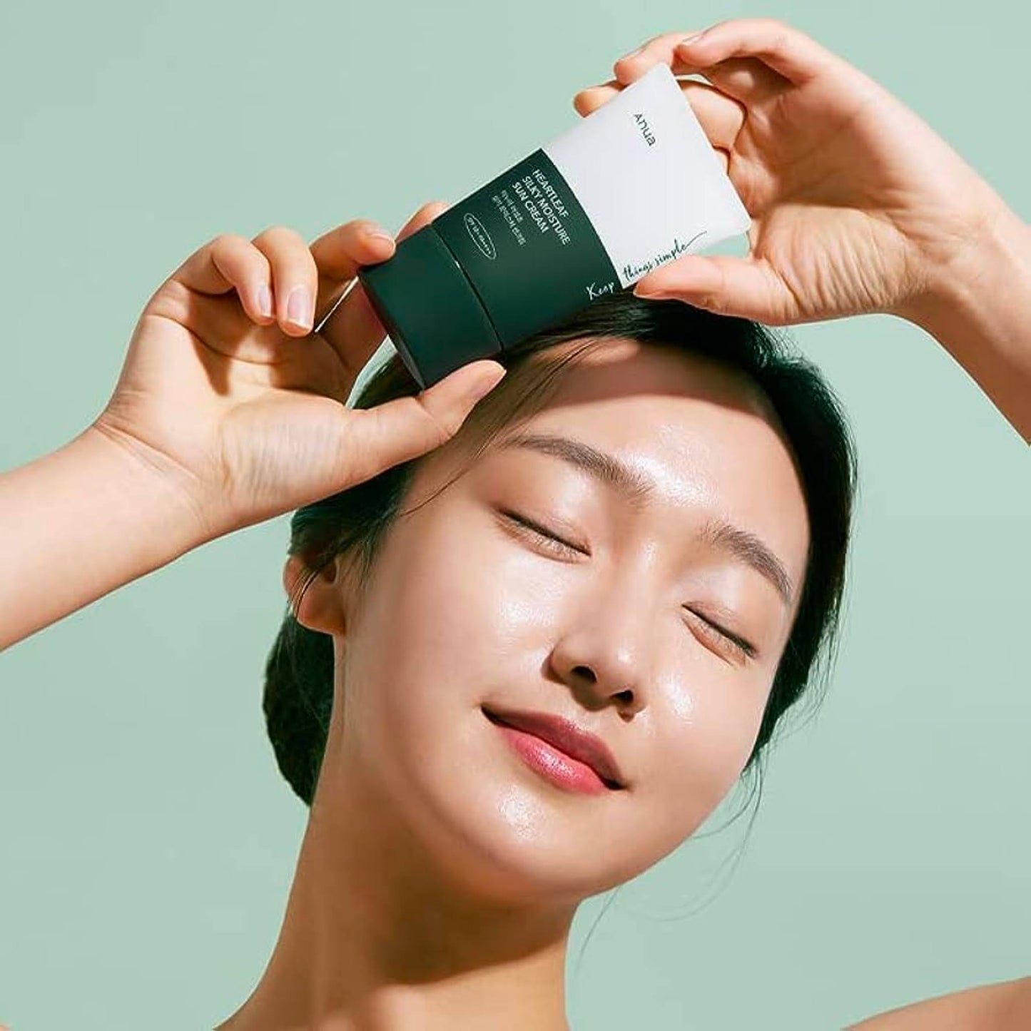 ANUA HEARLEAF SILKY MOISTURE SUNCREAM SPF50