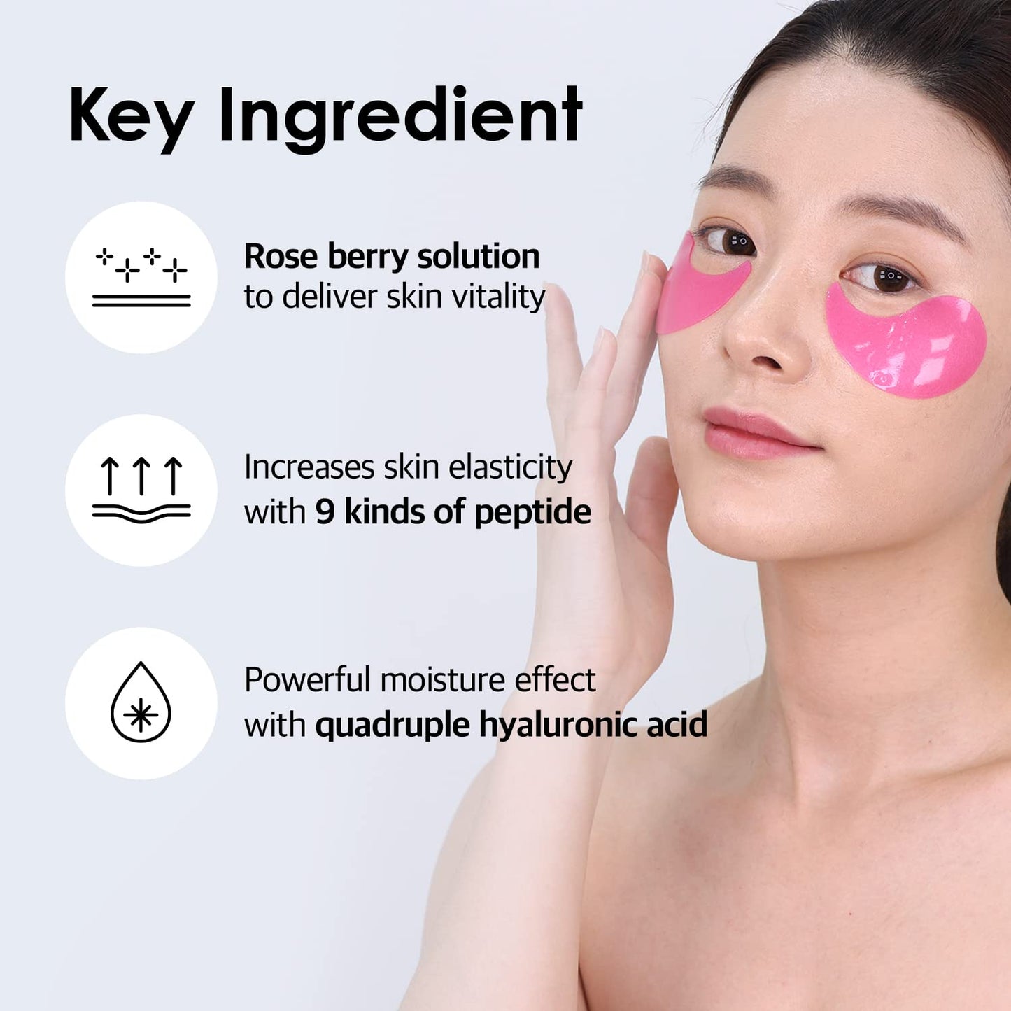 Medi-Peel Hyaluron Rose Peptide 9 Ampoule Eye Patch