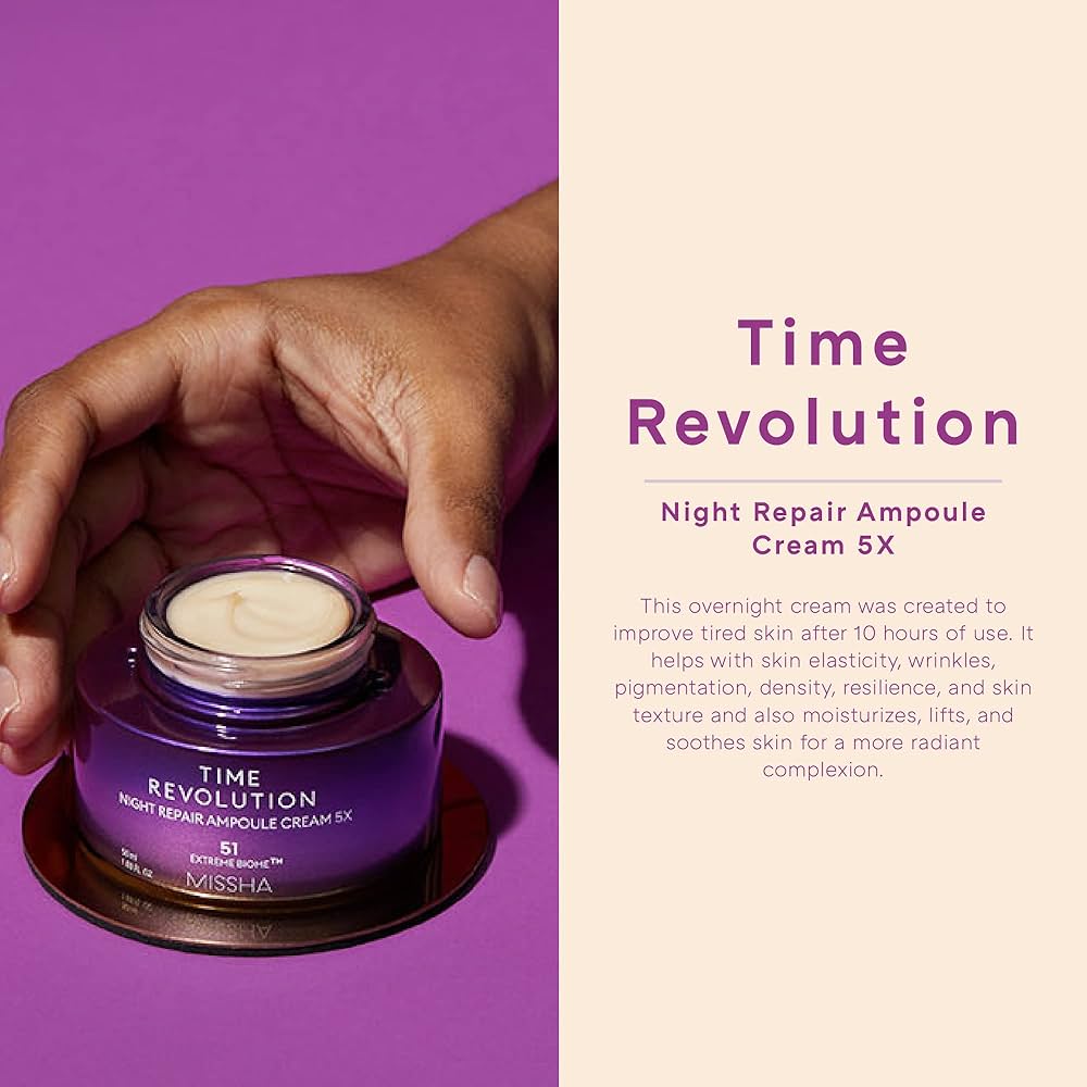 Time Revolution Night Repair Ampoule Cream 5X 