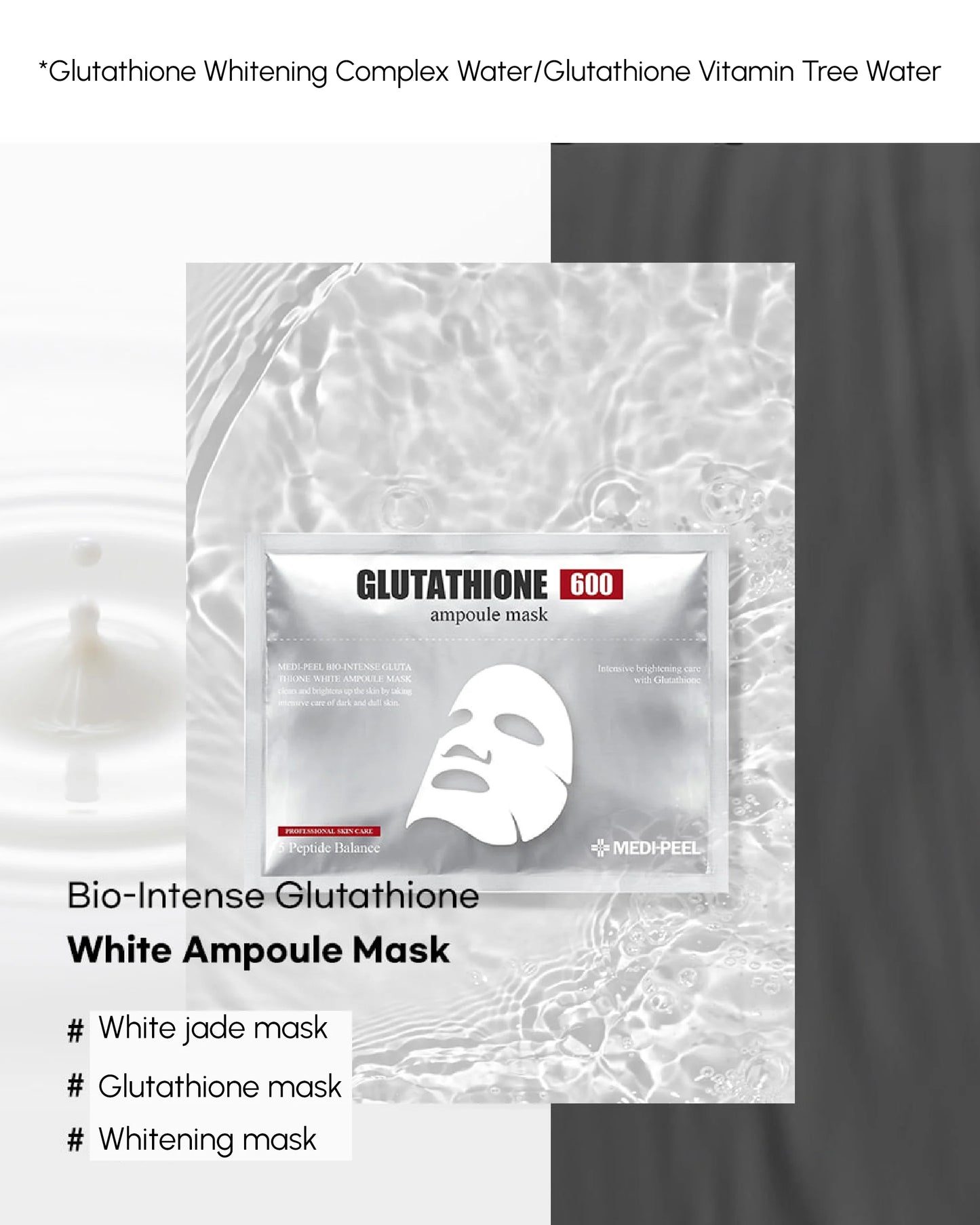 Medi-Peel BIO- INTENSE GLUTATHIONE WHITE AMPOULE MASK