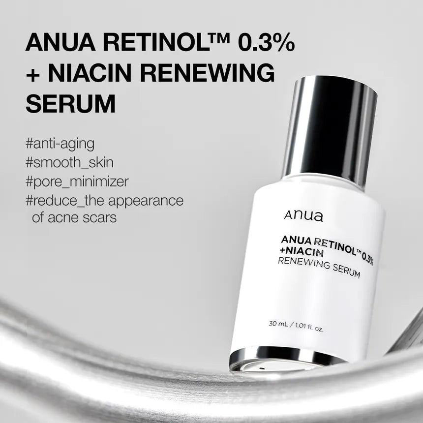 ANUA NANO RETINOL 0.3% + NIACIN RENWEING SERUM