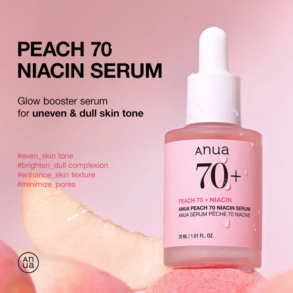 ANUA - Peach 70% Niacinamide Serum, 30ml