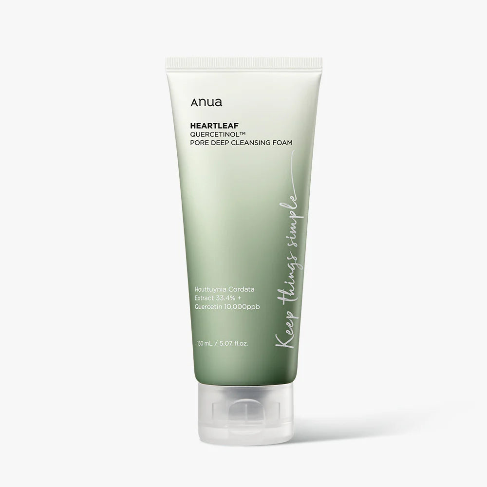 ANUA HEARTLEAF QUERCETINOL PORE DEEP CLEANSING FOAM